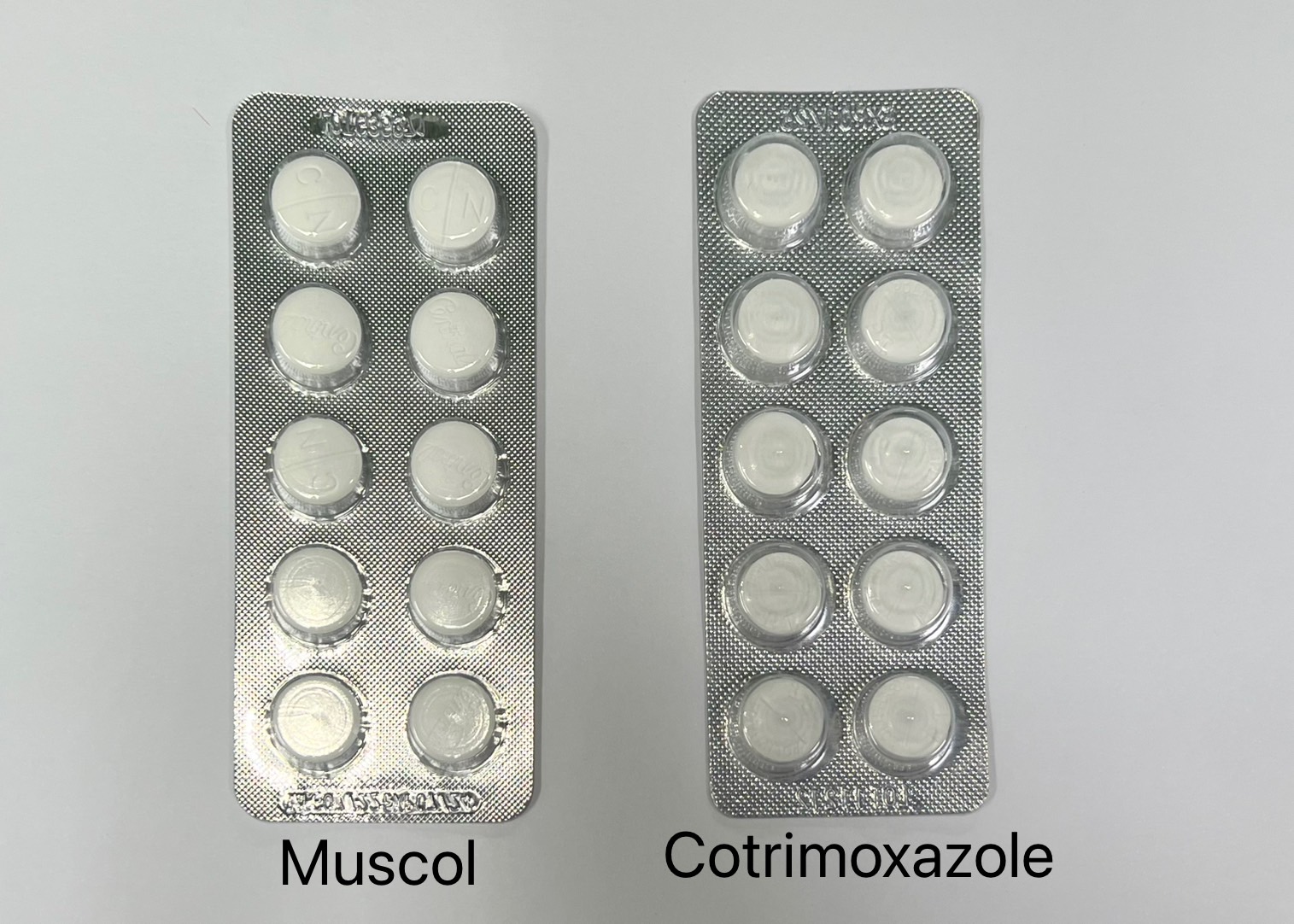 Muscol® มองคล้ายกับ Cotrimoxazole