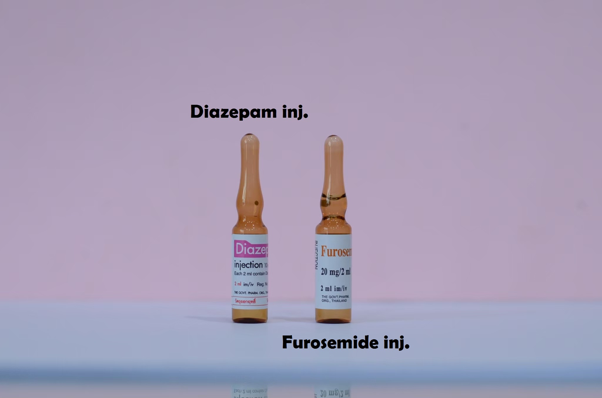 Diazepam inj. มองคล้ายกับ Furosemide inj.