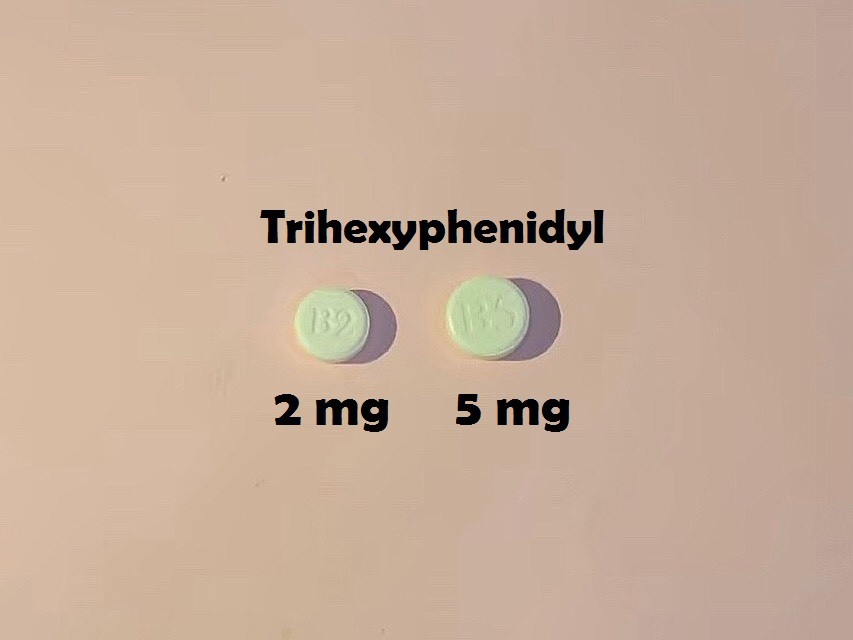 ยาที่มีหลายความแรง : Trihexyphenidyl 2 mg และ 5 mg