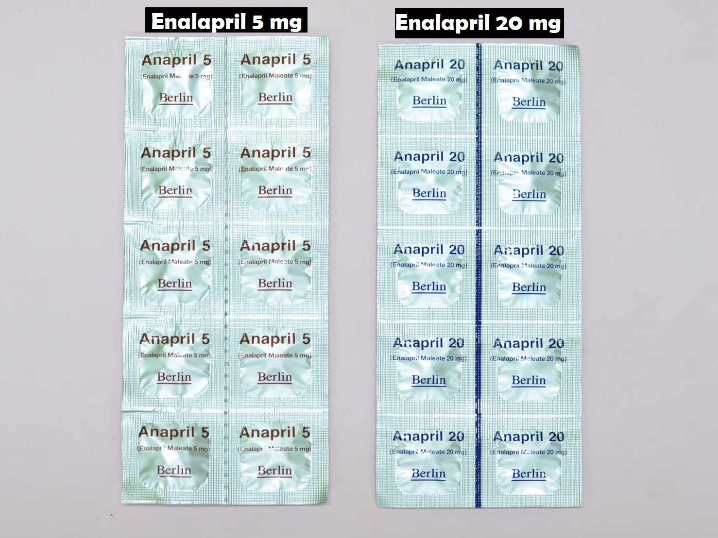 Enalapril 5-20 mg